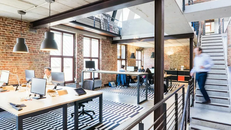 A modern business workspace